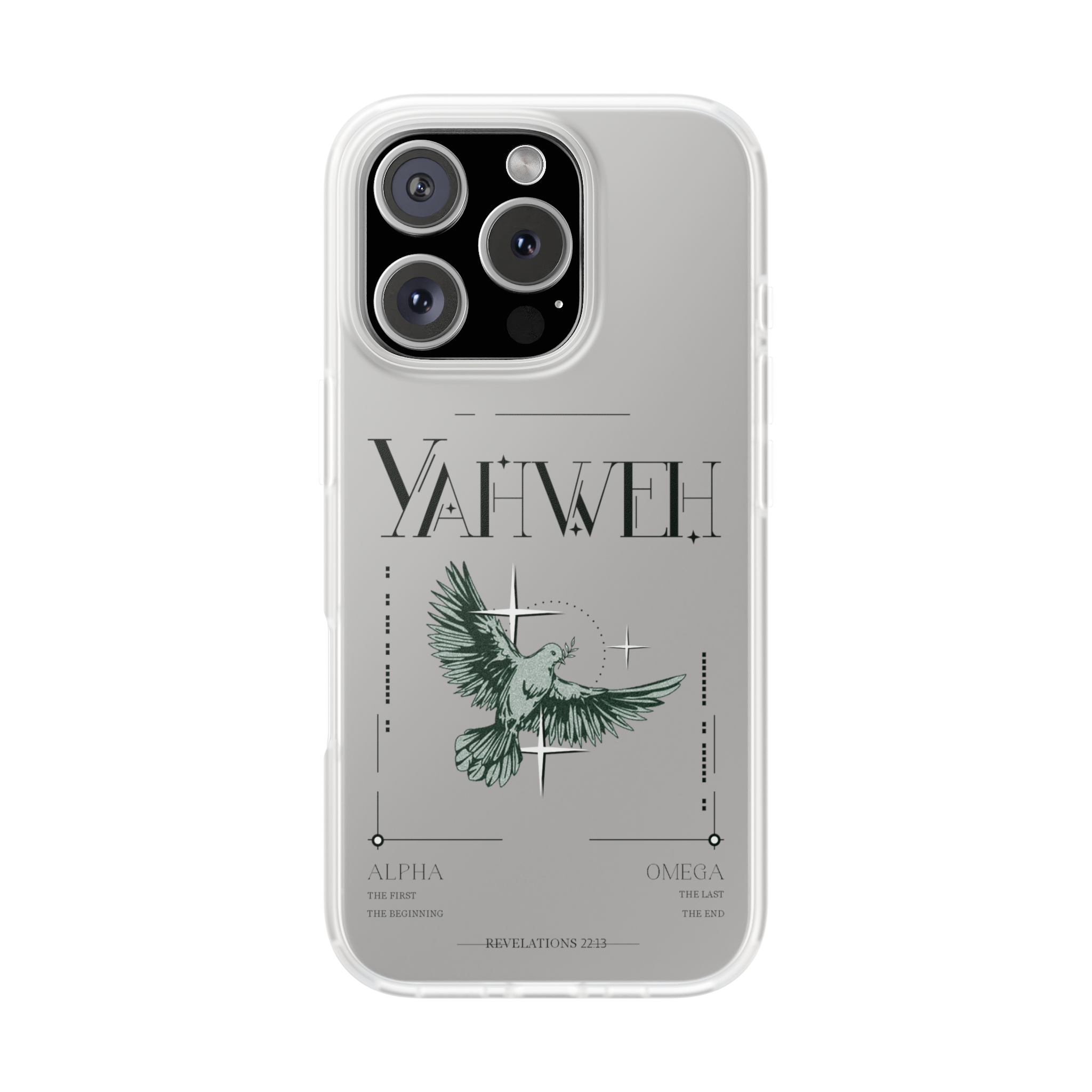 "YAHWEH"⠀Phone Case - (For white phones)